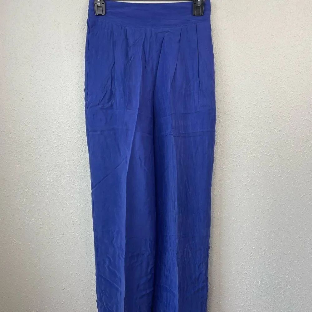 Vintage A.K.F. New York Womens Blue Pants Size S